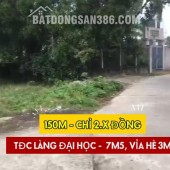 ĐẤT TĐC LÀNG ĐẠI HỌC ĐÀ NẴNG - 150M² (5X30) - CHỈ 2.9 TỶ - LÔ ĐẤT 2 MẶT TIỀN